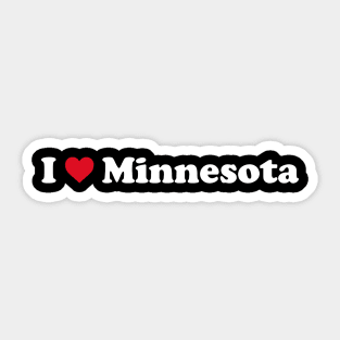 I ❤️ Minnesota Sticker